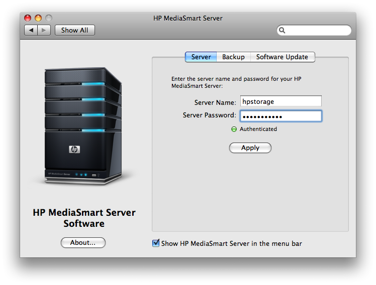 hp mediasmart server download